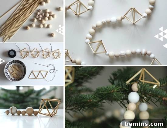 A simple and elegant Scandinavian-inspired garland.