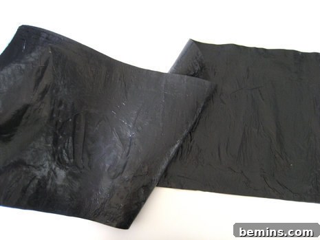 DIY trash bag fabric ideas