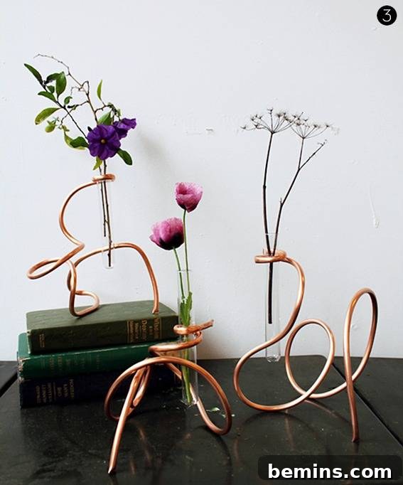 Gilded Creations: 10 Stunning DIY Metallic Vases & Planters 4 DIY Geometric Gold Leaf Planters Step-by-Step