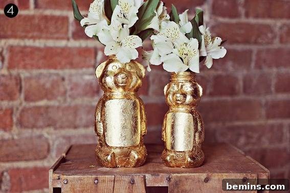 Gilded Creations: 10 Stunning DIY Metallic Vases & Planters 5 DIY Copper Coil Vases Project Ideas
