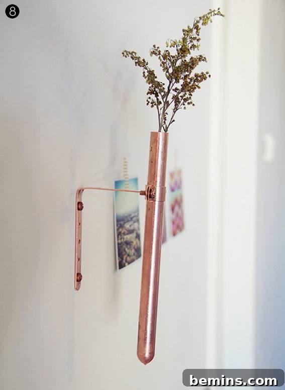 Gilded Creations: 10 Stunning DIY Metallic Vases & Planters 9 DIY Graphic Gold Pot Project