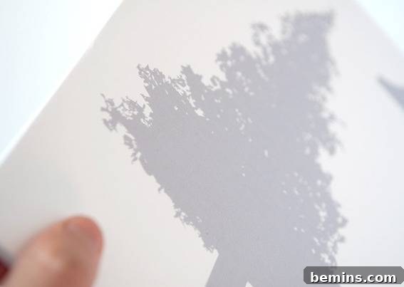 Easy Christmas Tree Crafts for Your Table 3 Printing the Christmas tree template