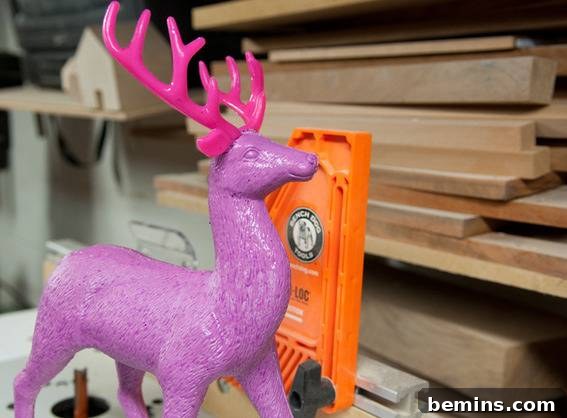 Reindeer after Glitter Removal