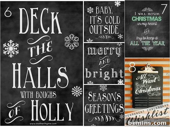 Retro Santa Holiday Printable