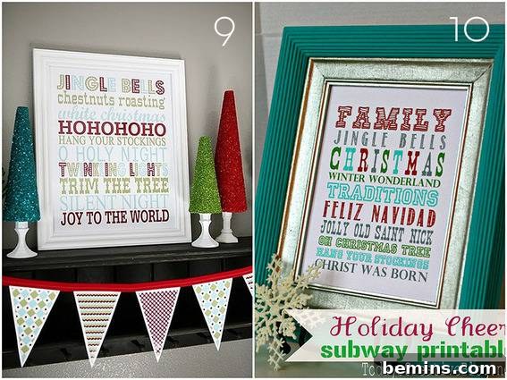Jingle Bells Subway Art Printable