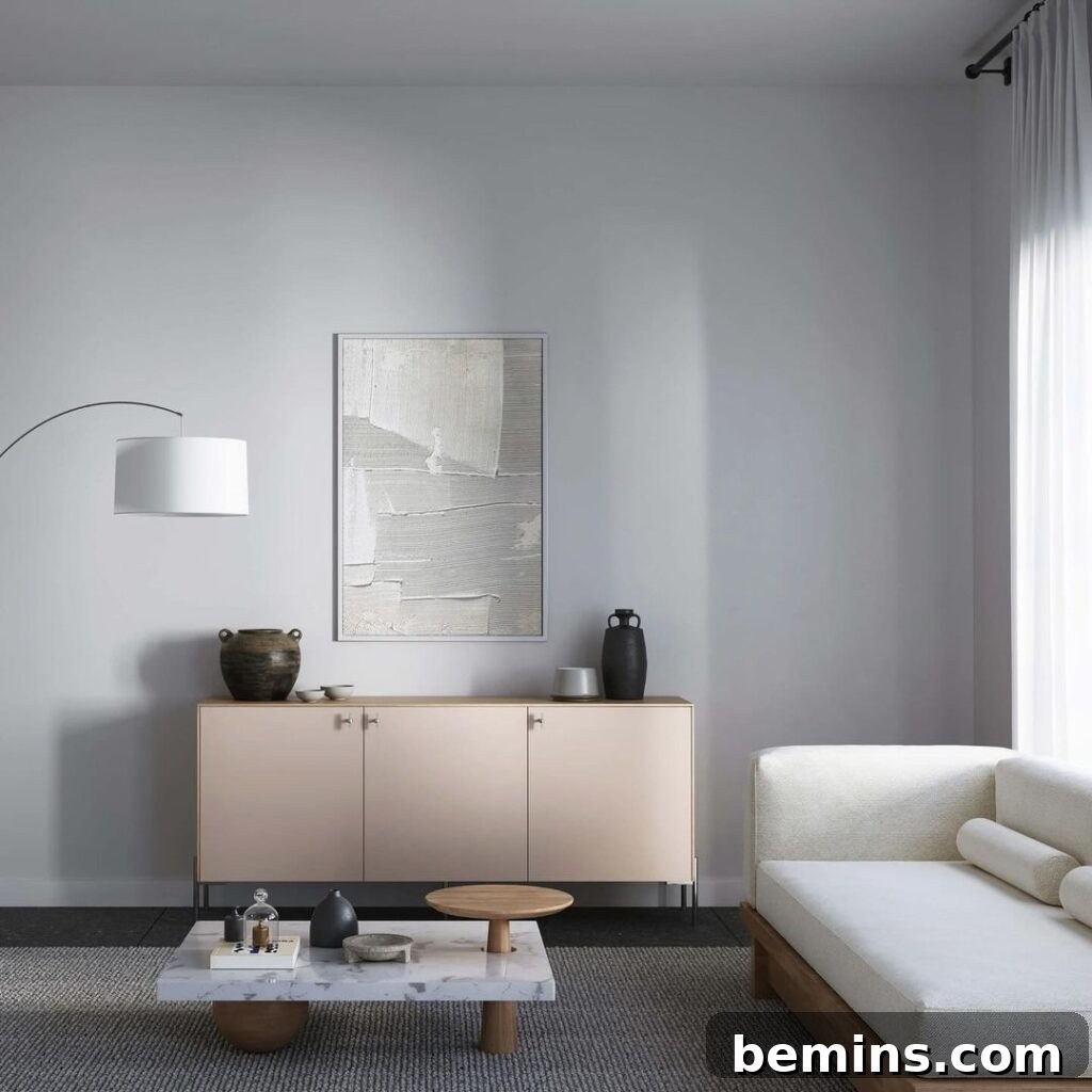 Striking IKEA BESTA Transformations for a Unique Home 5 Beige panels on Ikea BESTIA unit in living room