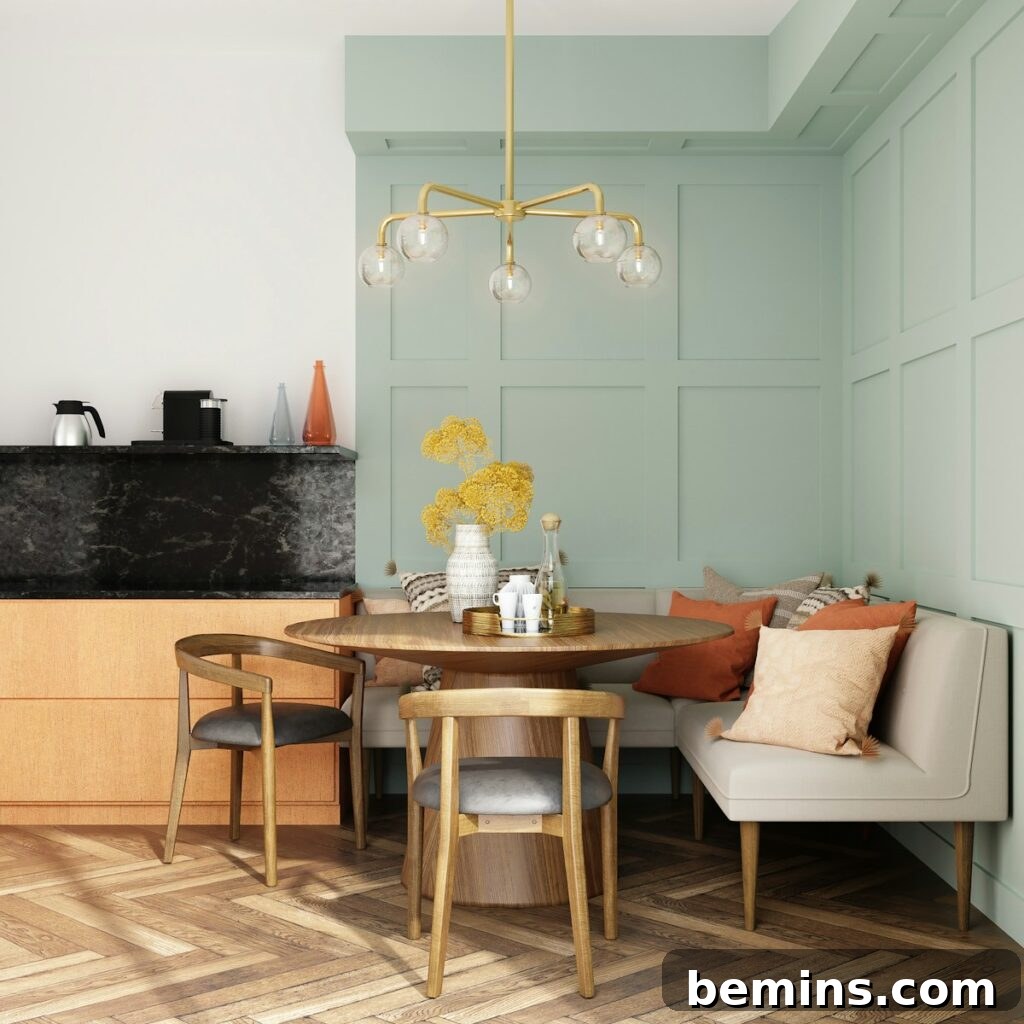 Brown wooden table and chairs