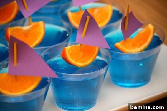 Planning a Unique DIY Princess Party 5 Rapunzel Jello Boat
