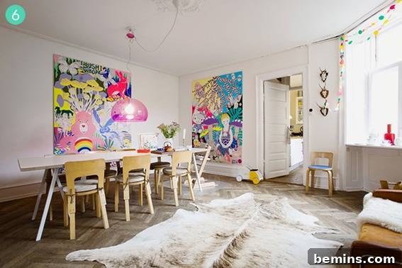 Funky Kid's Play and Craft Room