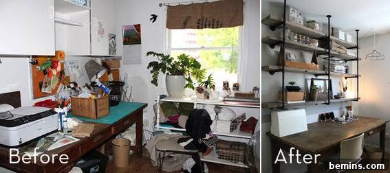 Industrial Style Craft Room