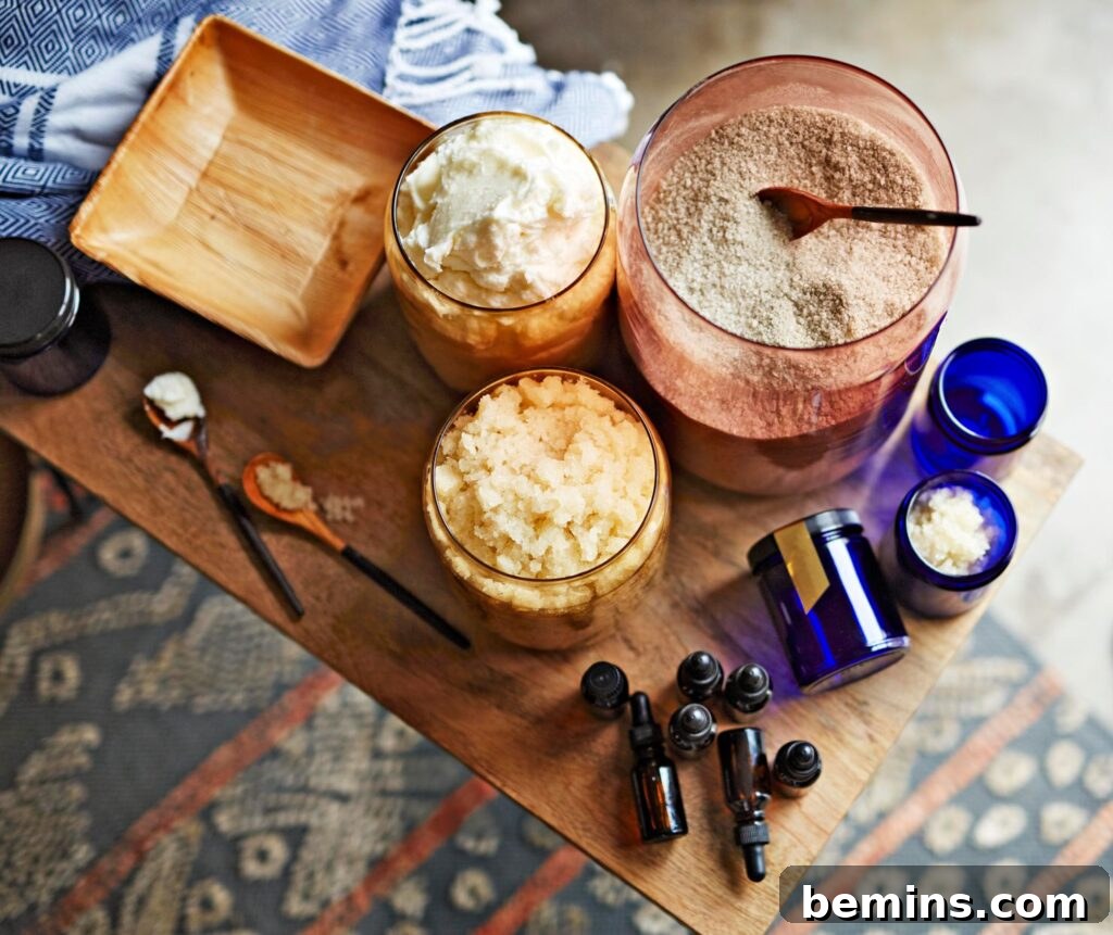 Effortless Home Oasis: Your Guide to a Summer Staycation 5 Brown table with different spa items