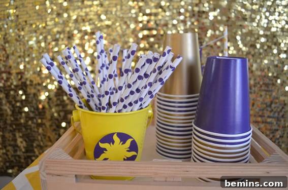 Purple and Yellow Party Supplies