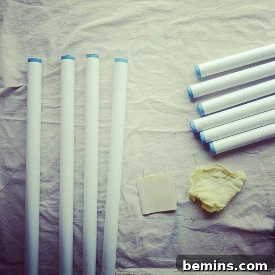 Sanding Desk Legs DIY