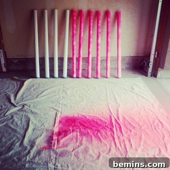 Uneven Spray Paint Application