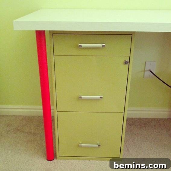 Painted Filing Cabinet