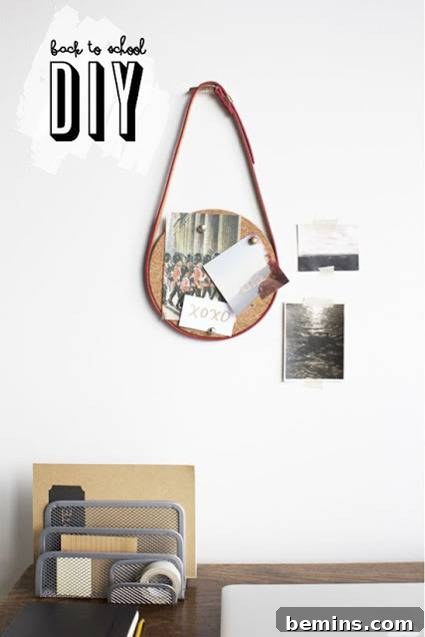 Creative DIY Calendars and Memo Boards to Organize Your Life 8 DIY Belt Board