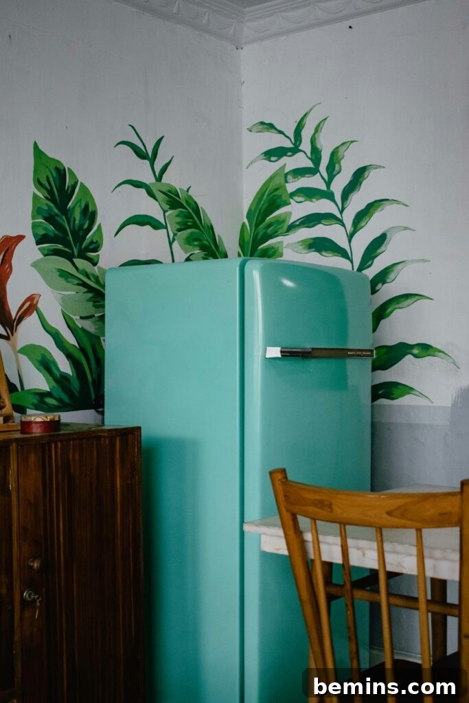 Sustainable, Eco-Friendly Alternatives to Dryer Sheets 7 A refrigerator containing ice, emphasizing the ease of access to this laundry alternative.