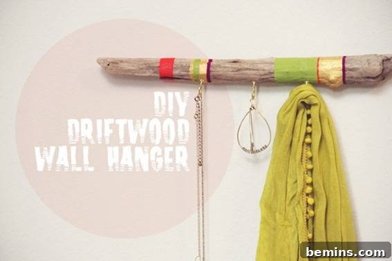 DIY Driftwood Wall Hook