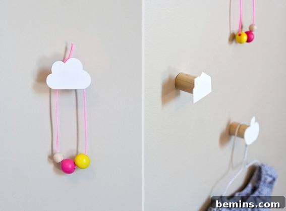 DIY Decorative Shape Hooks