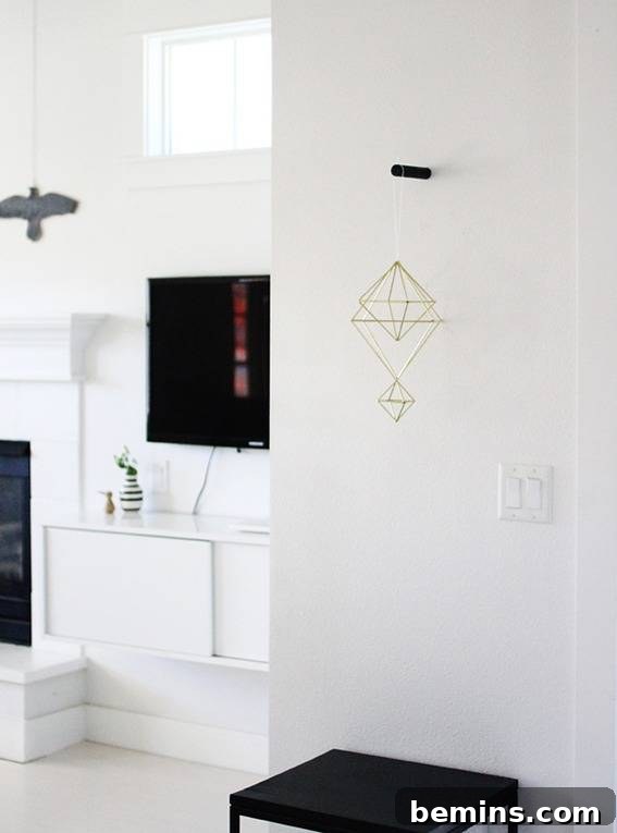 DIY Minimal Wall Hook