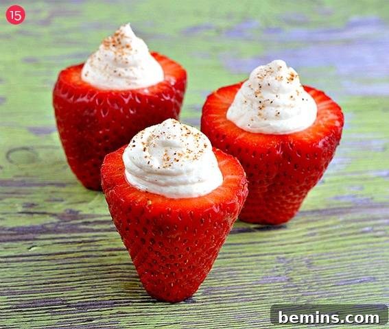 Cheesecake-Stuffed Strawberries
