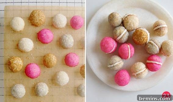 Glitter Sandwich Cookies