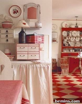 Visually Sweet: 10 Stunning Red and Pink Kitchen Designs 6 Bright and Light Colored Theme Based Kitchen