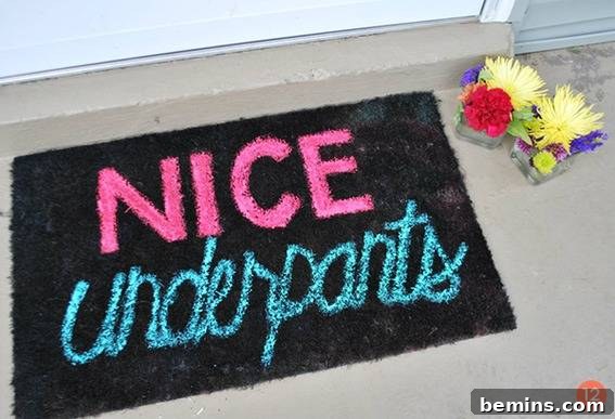 Creative Doormats: 12 DIY Welcome Projects 12 Upcycled Doormat Ideas for Sustainable Decor