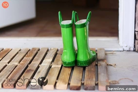 Creative Doormats: 12 DIY Welcome Projects 10 Easy and Affordable DIY Doormat Ideas