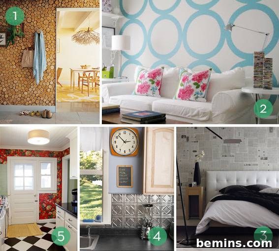 Creative DIY Accent Wall Transformations 3 Birch Wood Wall Decor