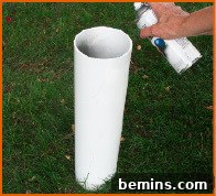 Clean and Paint PVC Pipe
