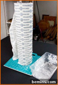 Apply Fabric to PVC Pipe