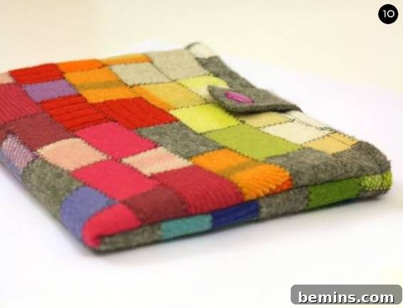 Creative DIY Laptop & Tablet Case Projects 11 Leather Laptop Case