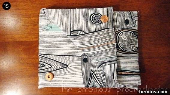 Creative DIY Laptop & Tablet Case Projects 16 Envelope Laptop Sleeve