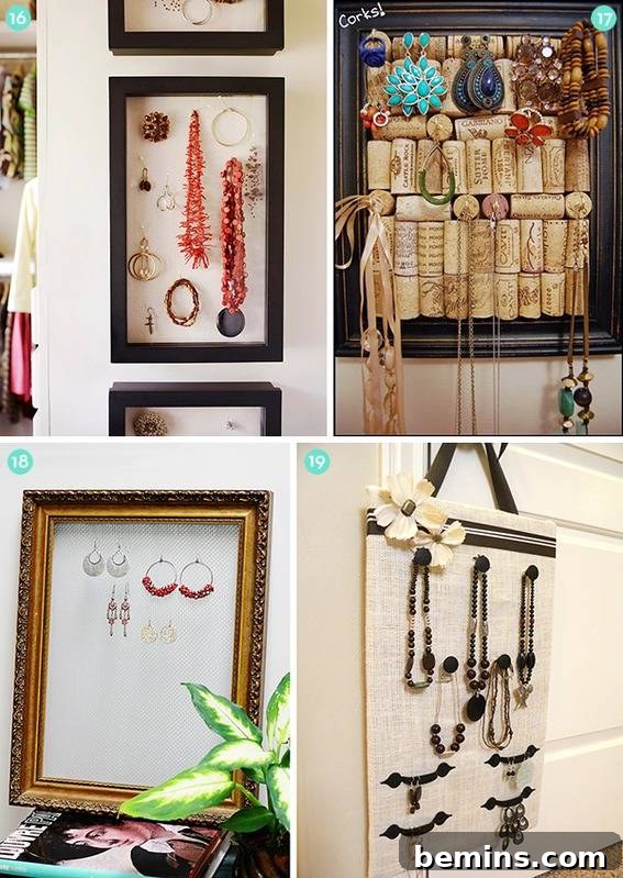Unique DIY Jewelry Organizers