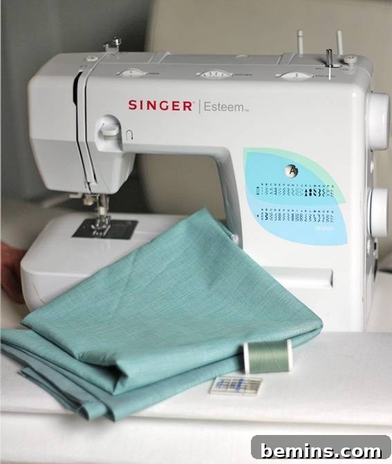 Materials and Tools for DIY Fabric Basket