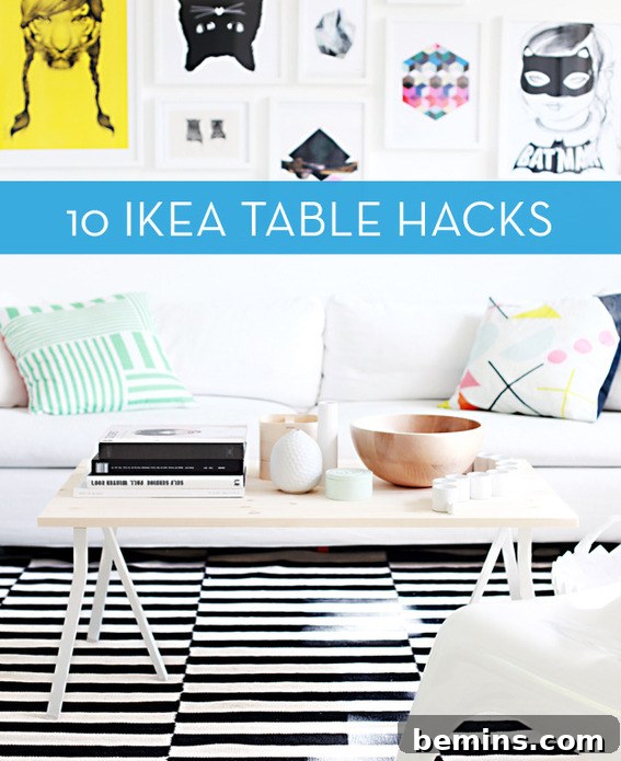 Stylish IKEA Table Hack Ideas