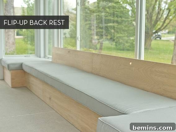 Custom DIY Window Seat with Hidden Storage 3 Completed DIY Window Bench
