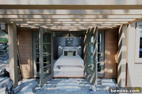 Basement Bedroom with Puget Sound View