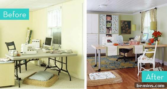 Bright and Colorful Basement Transformation by Better Homes and Gardens