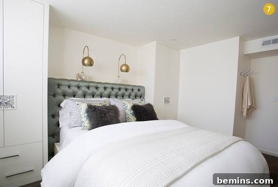 Clean and Simple Basement Bedroom Design