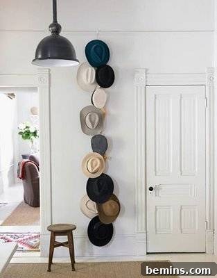 Vintage Handbag Displayed as Wall Decor