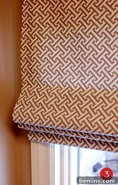 DIY Roman Shades Sewing Tutorial
