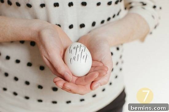 Calligraphy Easter Egg Ideas