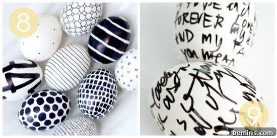 Sharpie Easter Egg Designs