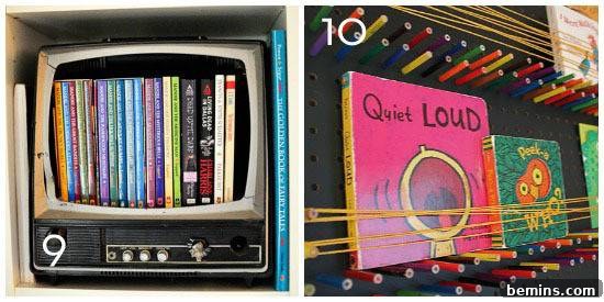 Creative Book Display Ideas 8 Ladder Bookshelf