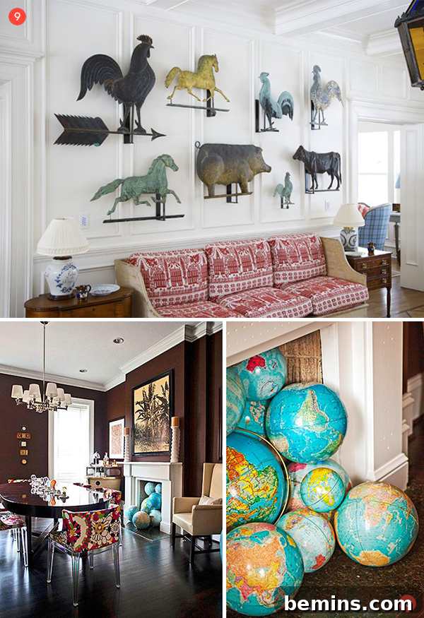 A collection of inspiring ideas to display collectibles in a stylish and organized manner, perfect for any home.
