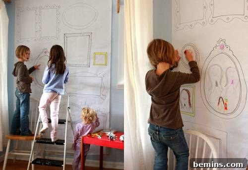 DIY frame wallpaper