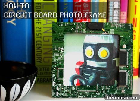 DIY Circuit Board Photo Frame
