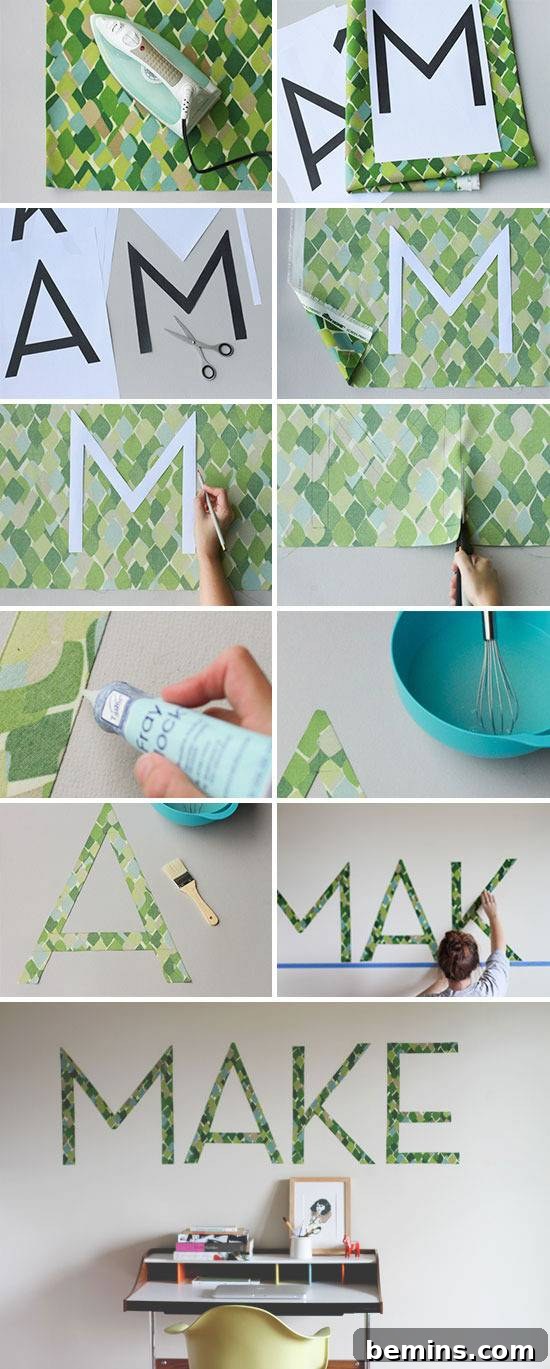 Handmade creations utilizing the color green